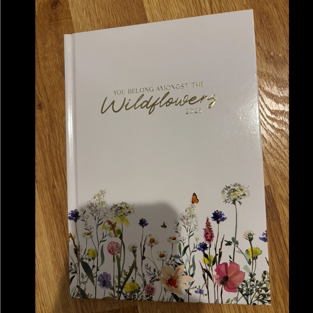 NWOT PaperPlace British Wildflower 2026 Diary